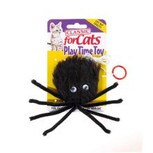 Classic Black Furry Spider 3"